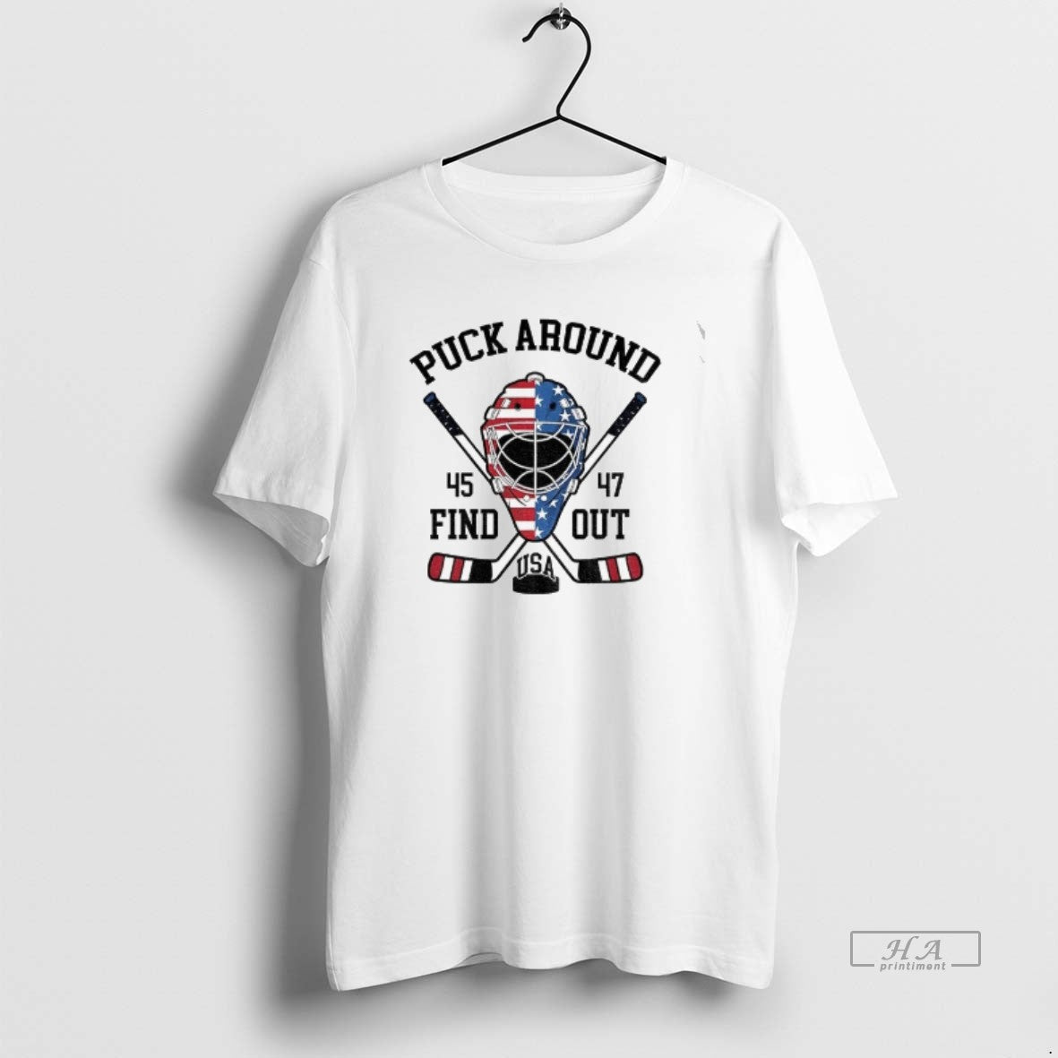 Official Hockey Puck Around Find Out 45 47 Usa Unisex