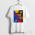 Official House Divided Mizzou Tiger Vs Kansas Jayhawks 2025 Border Showdown Sweater Unisex
