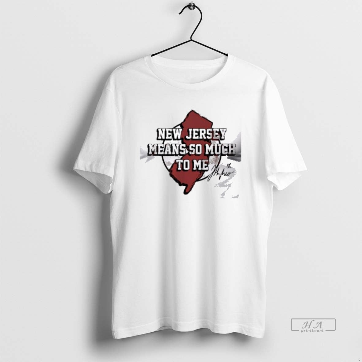 Official Jack Hughes New Jersey Means So Much To Me Men Unisex