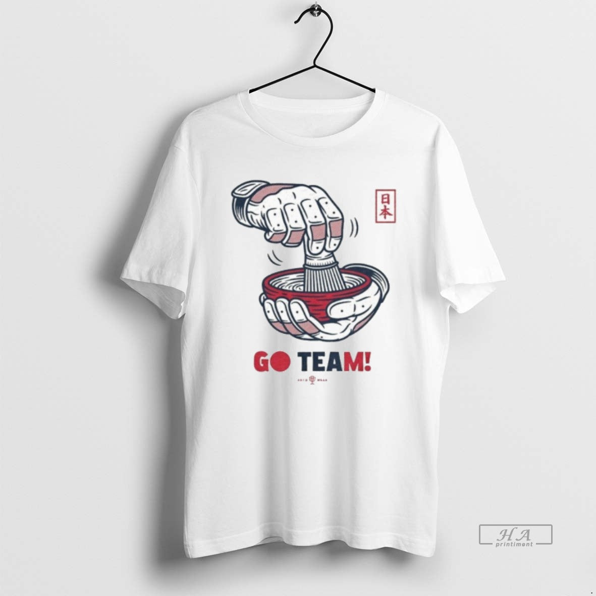 Official Japan Tea Celebration Go Team Baseball Shirts Unisex