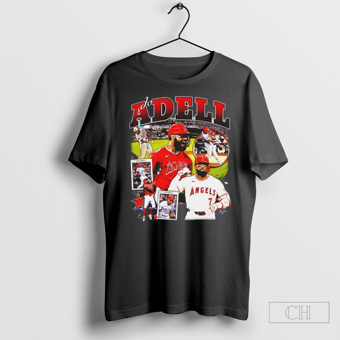 Official Jo Adell Los Angeles Angels Baseball Player Collage Superstar Pose Sweater Unisex