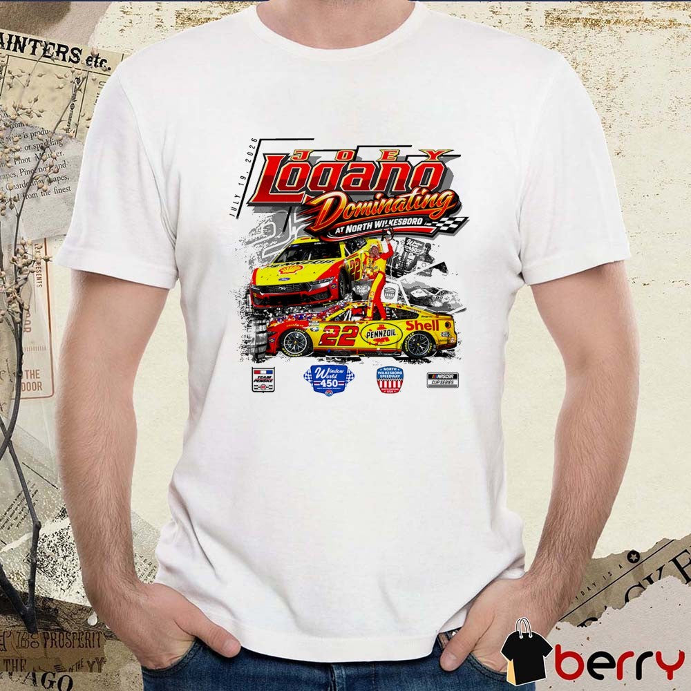 Joey Logano Classic Ink 2026 Window World 450 Race Winner July 19 At North Wilkesboro t-shirt