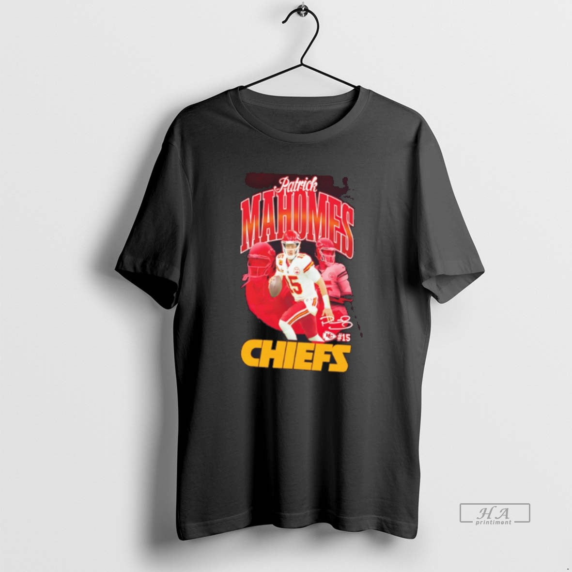 Official Kansas City Chiefs Patrick Mahomes Triple Pic Tee Unisex