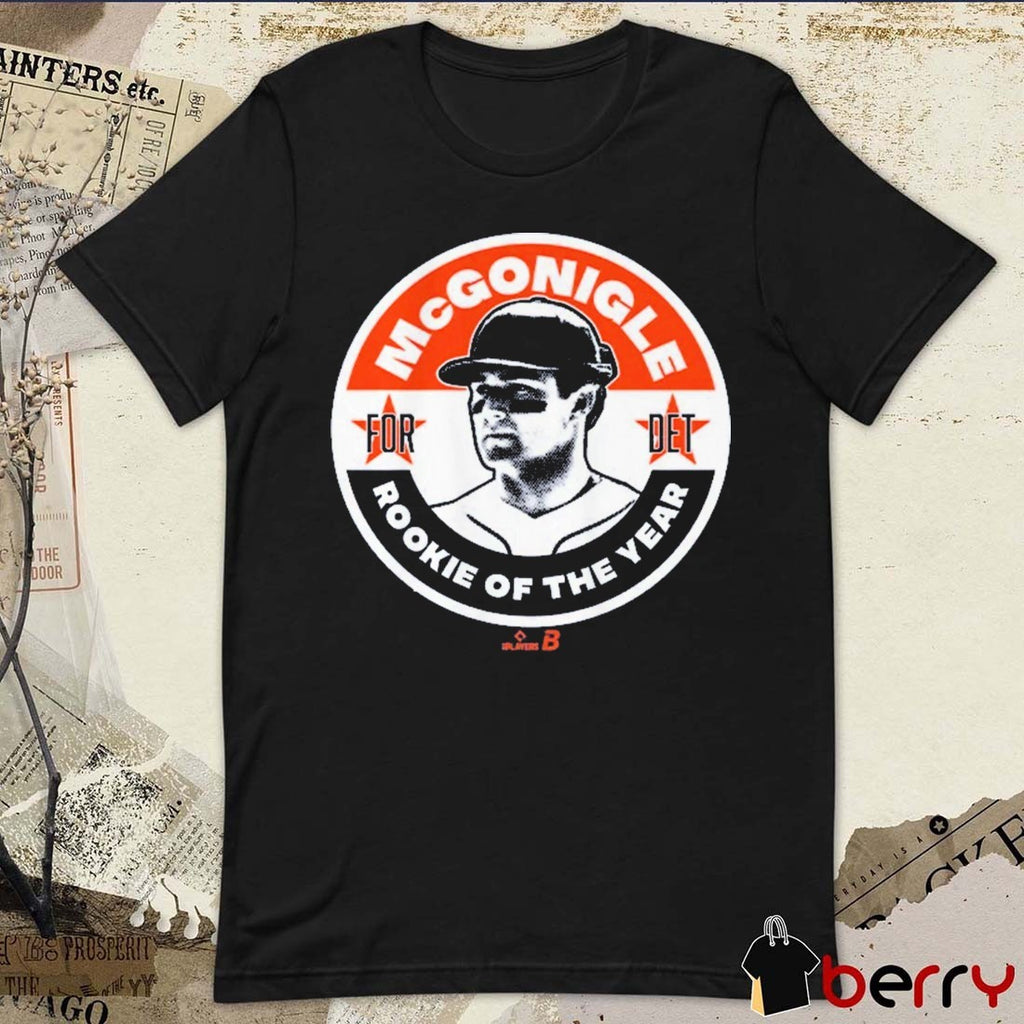 Kevin McGonigle For Rookie Of The Year Detroit Tigers t-shirt