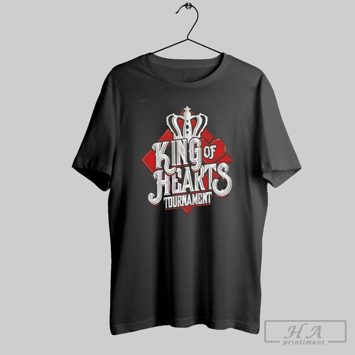 Official King Of Hearts Tournament Alpha 1 Wrestling Unisex