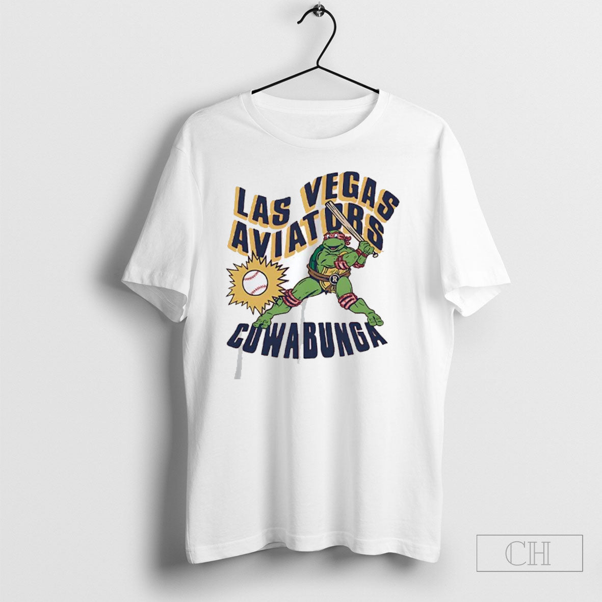 Official Las Vegas Aviators Cowabunga Teenage Mutant Ninja Turtle Sweater Unisex