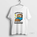 Official Locked In No Im Tucked In Goodnight Cat Tee Unisex