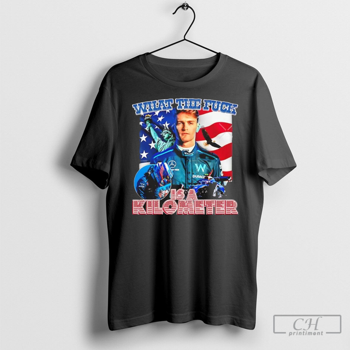 Official Logan Sargeant What The Fuck Is A Kilometer Sweater Unisex