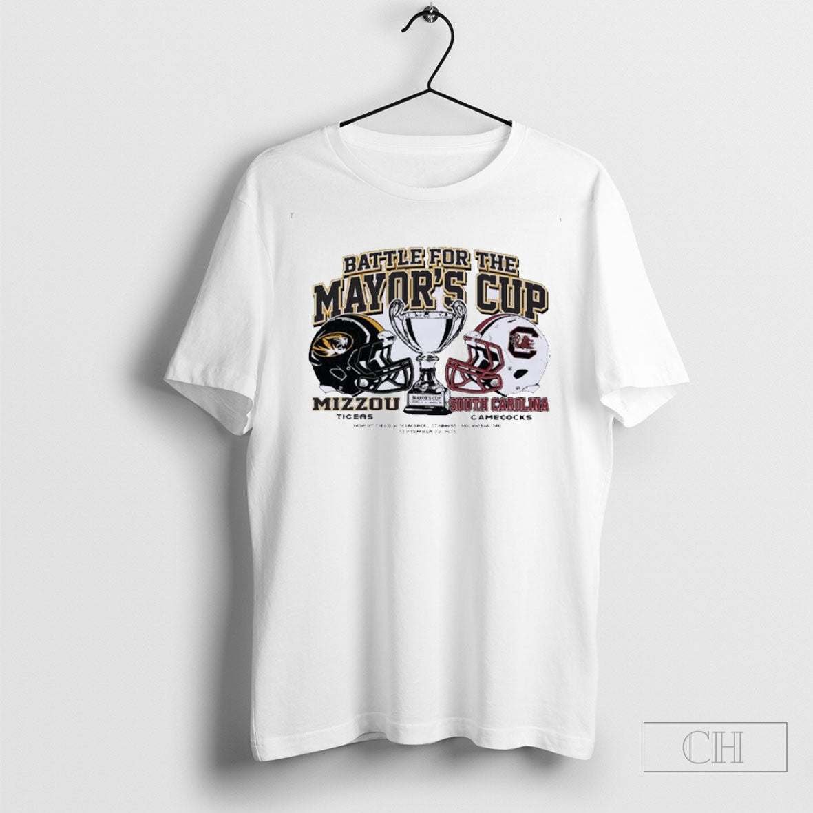 Official Mizzou Tiger Vs South Carolina Gamecocks 2025 Battle For The Mayors Cup T Sweater