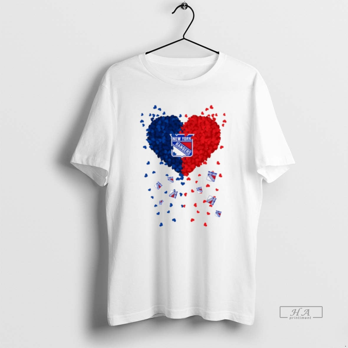 Official New York Rangers Hockey Love Logo Unisex