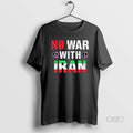 Official No War With Iran Peace Men Unisex