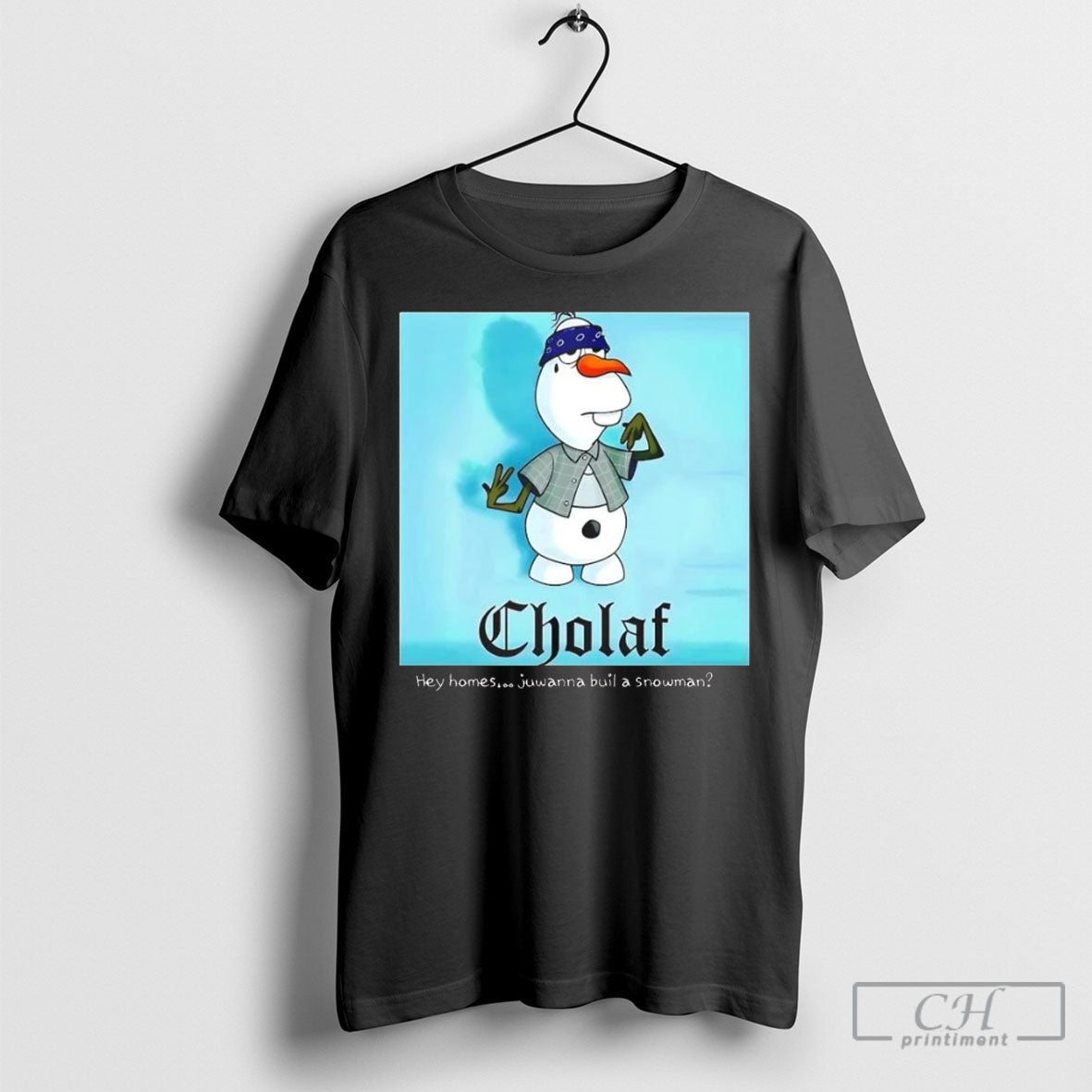 Official Olaf Cholaf Hey Homes Juwanna Buil A Snowman Sweater Unisex