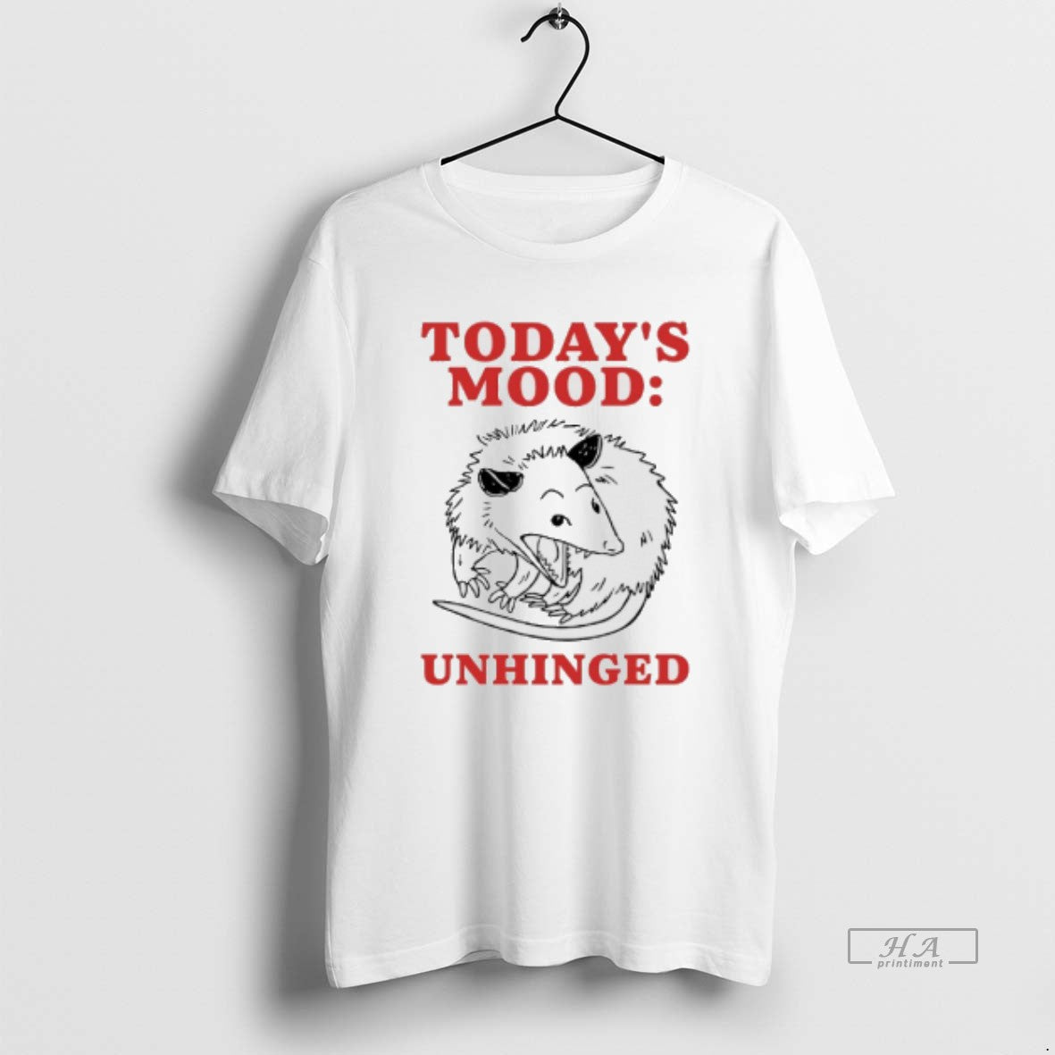 Official Opossum Todays Mood Unhinged Unisex