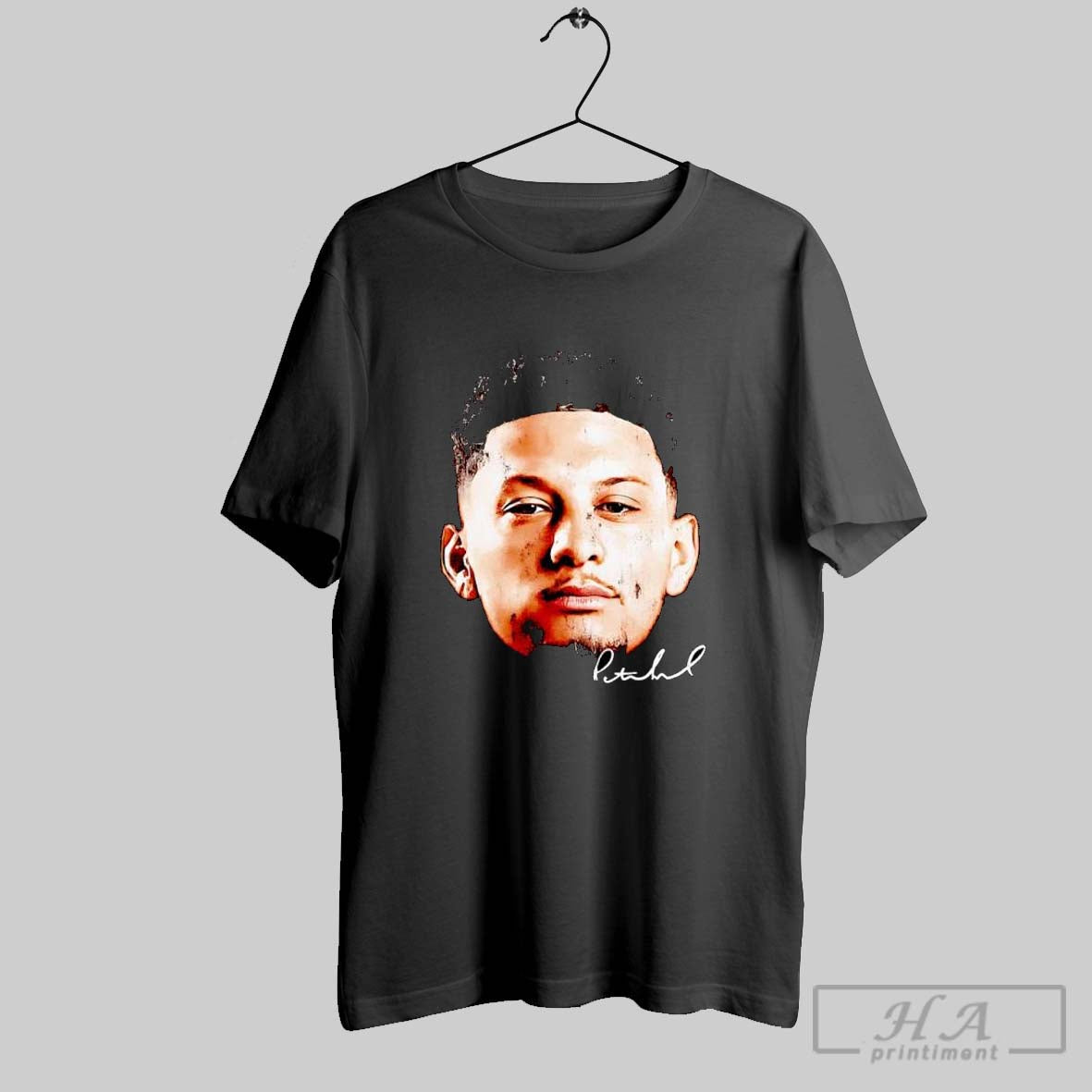 Official Patrick Mahomes Kansas City Vintage Heads Signature Unisex