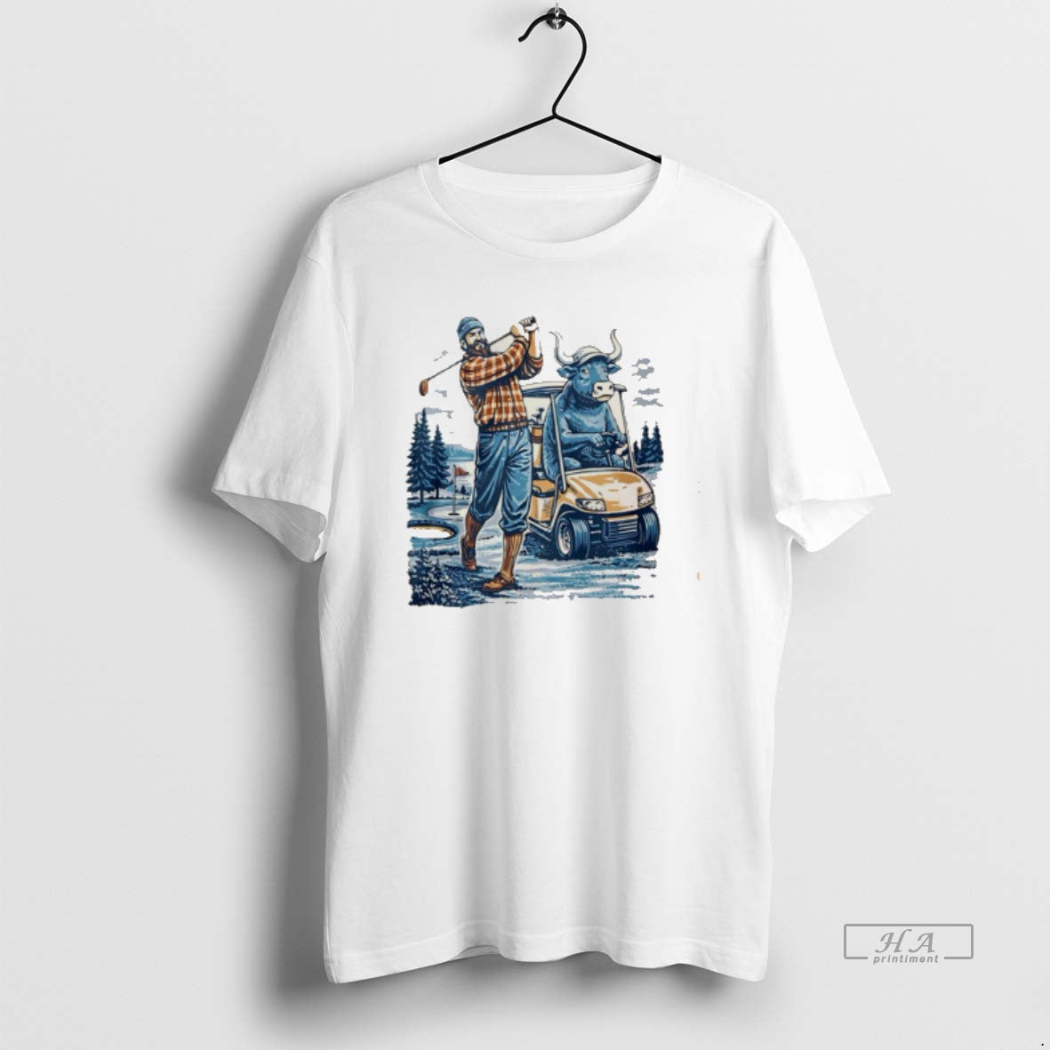 Official Paul Babe Golfing Min Golf Tee Unisex