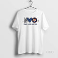 Official Peace Love Astros Houston Baseball Star Logo Graphic Unisex