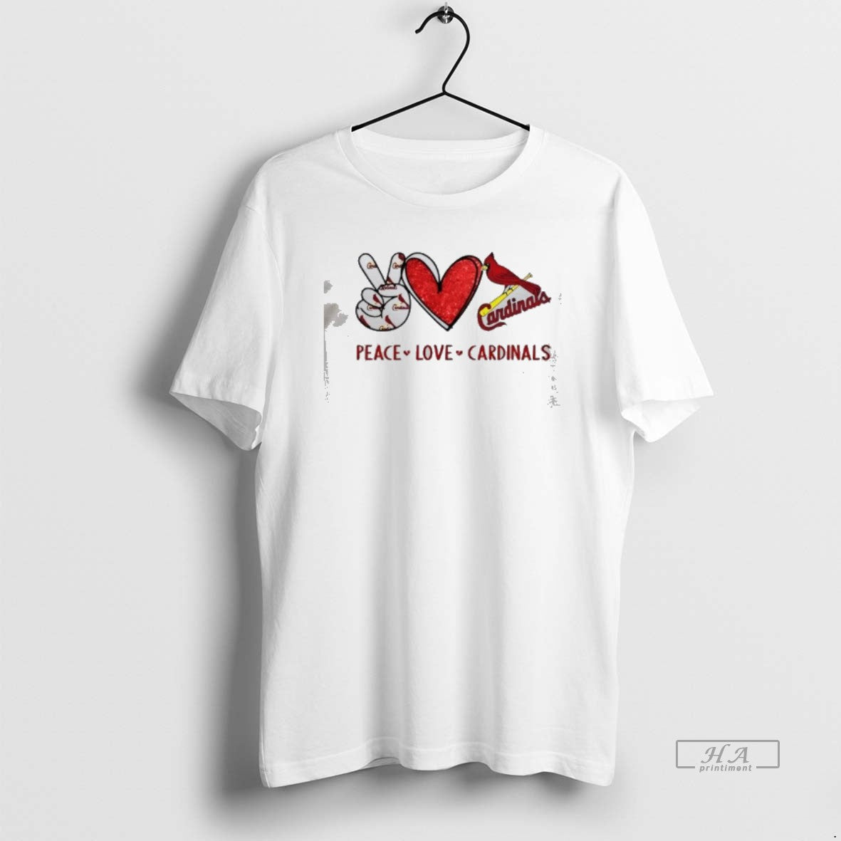 Official Peace Love Cardinals St Unisex