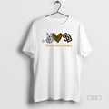 Official Peace Love Padres San Diego Baseball Hand Heart Graphics Unisex