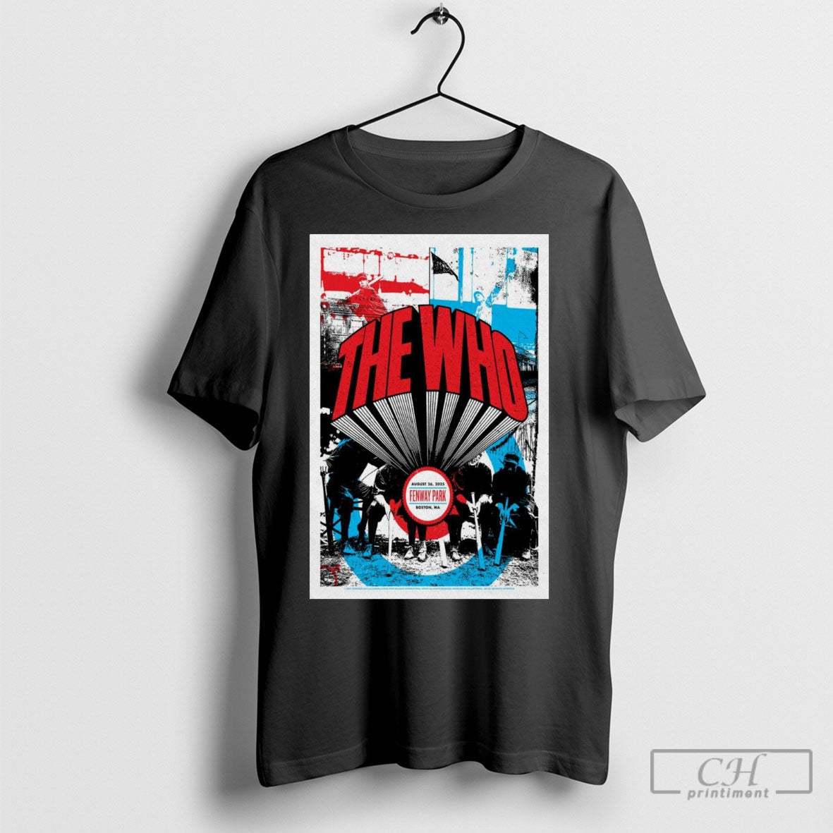 Official Poster The Who Tour 26 August 2025 Fenway Park Boston Ma Sweater Unisex