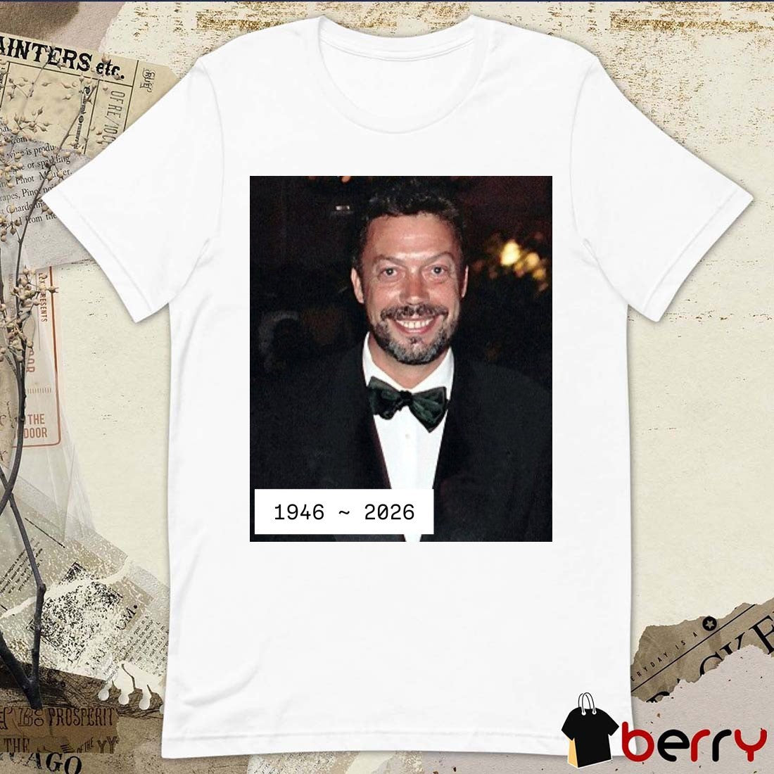RIP Tim Curry 1946 – 2026 Funko POP News Poster t-shirt