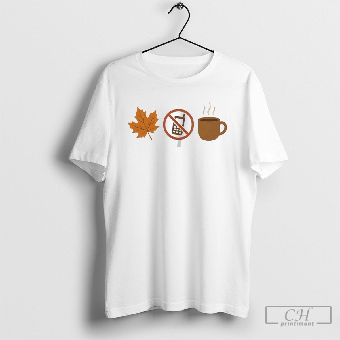Official Rewatch Season Fall Leaf Phone Coffee Halloween Sweater Unisex