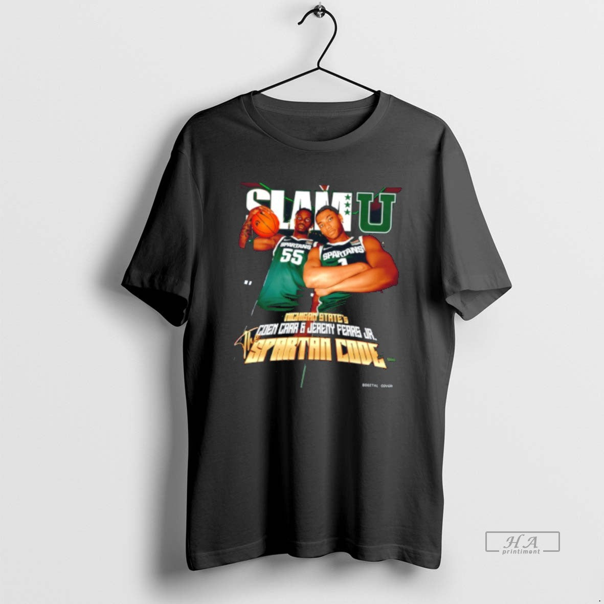 Official Slamu Michigan State Spartans Players Jeremy Fears Jr Unisex