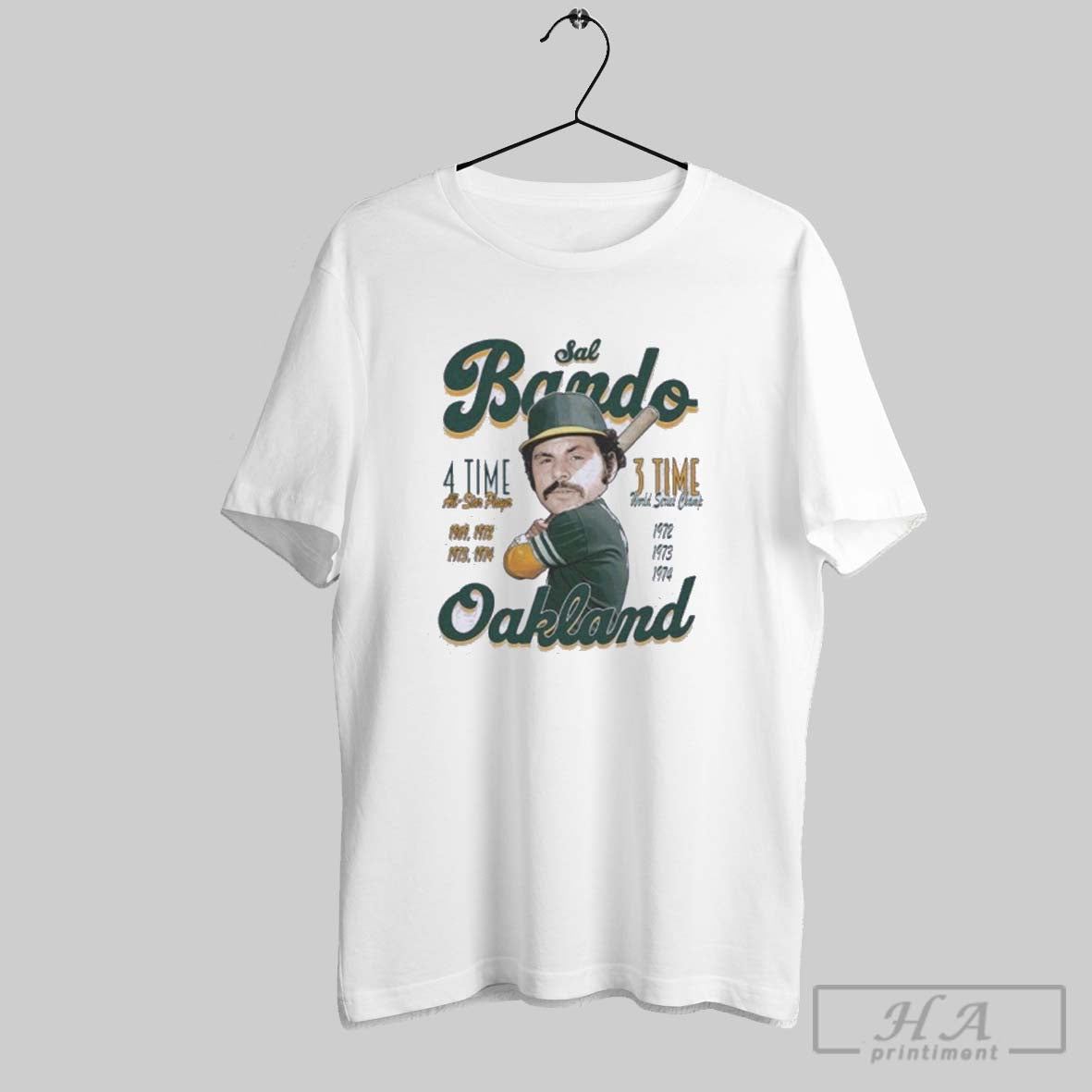 Official Sal Bando Oakland Athletics Comic 3 Time World Series Champion Shirt Sweater Long