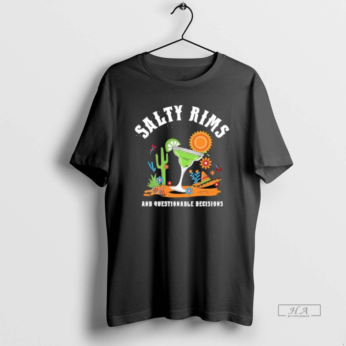 Official Salty Rims And Questionable Decisions Cocktail Margarita Unisex