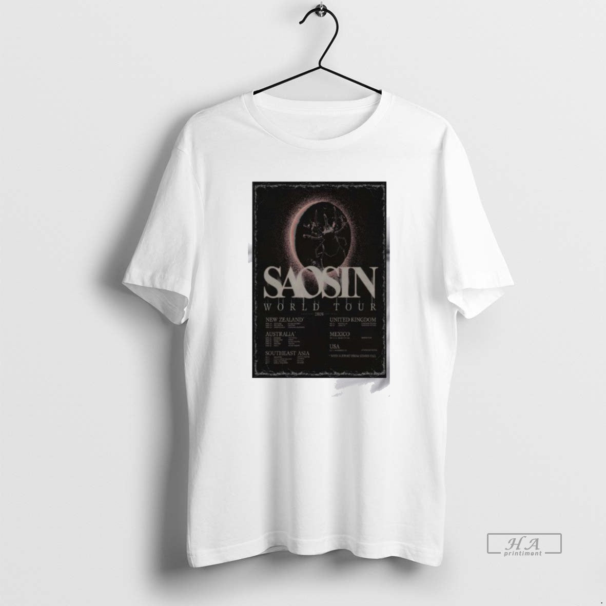 Official Saosin World Tour 26 Men Unisex