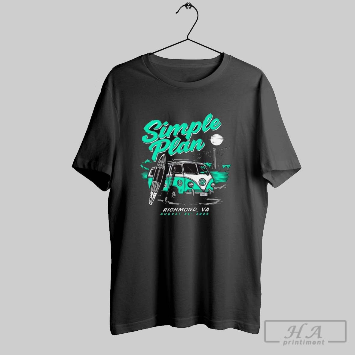 Official Simple Plan Richmond Va Allianz Amphitheater At Riverfront August 26 2025 T Shirt