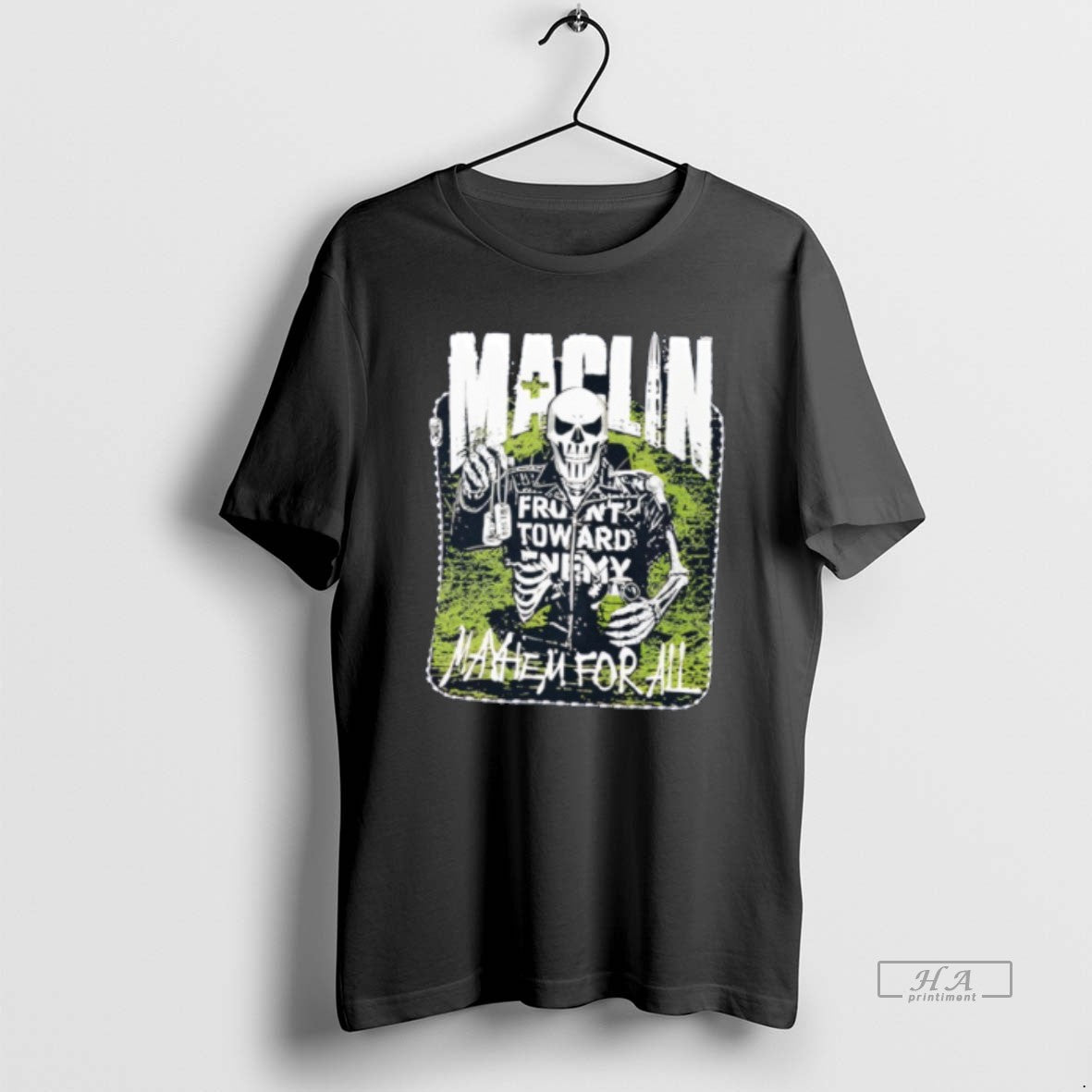 Official Skeleton Maclin Mayhem For All Front Toward Enemy Unisex