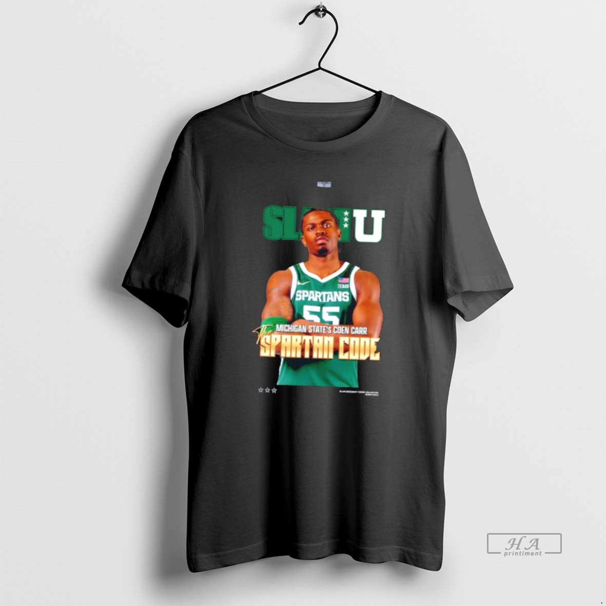 Official Slamu Michigan State Spartans Coen Carr The Spartan Code Unisex