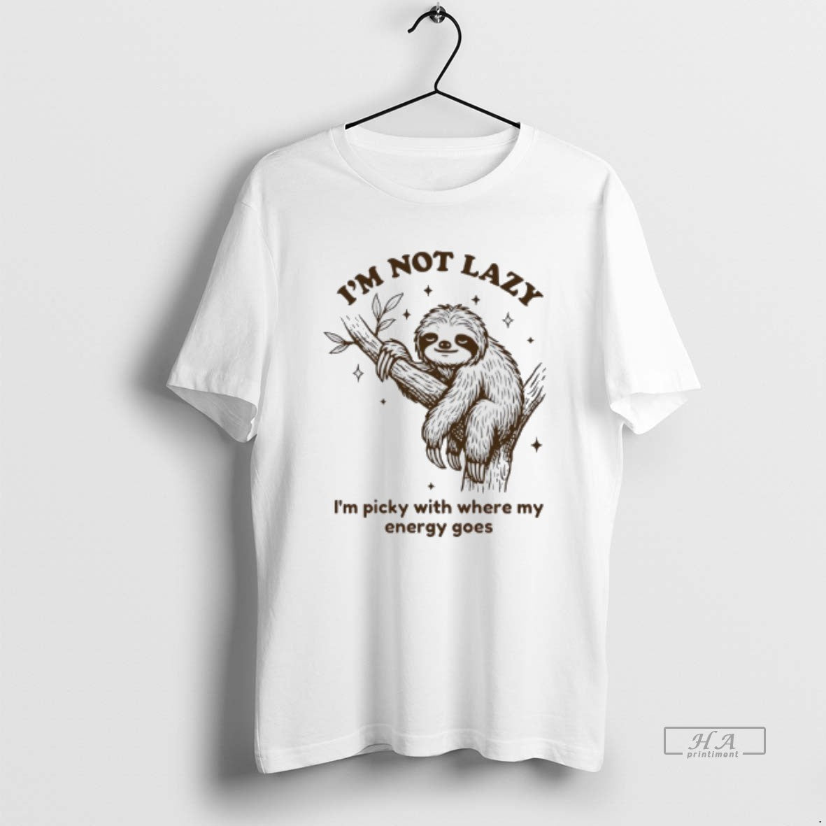 Official Sloth Im Not Lazy Im Picky With Where My Energy Goes Unisex