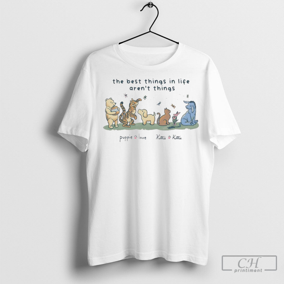 Official The Best Things In Life Arent Things Puppie Shirt Sweater Unisex