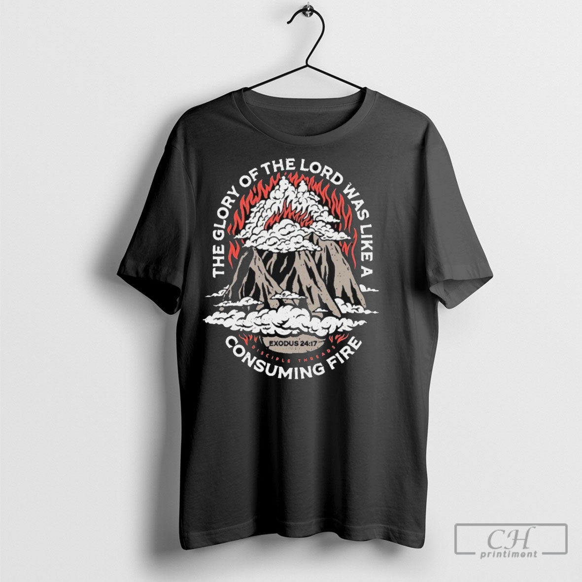 Official The Glory Of The Lord Was Like A Consuming Fire Sweater Unisex