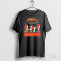 Official The Peanuts Characters Cleveland Browns Its The Most Wonderful Time Of The Year Sweater
