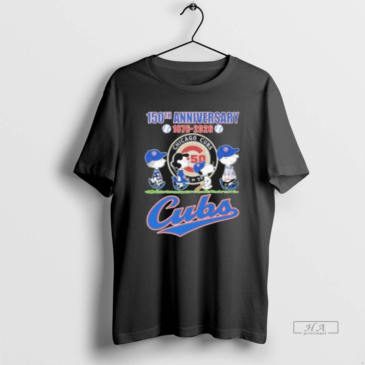 Official The Peanuts Characters X Chicago Cubs 150th 1876 2026 Unisex