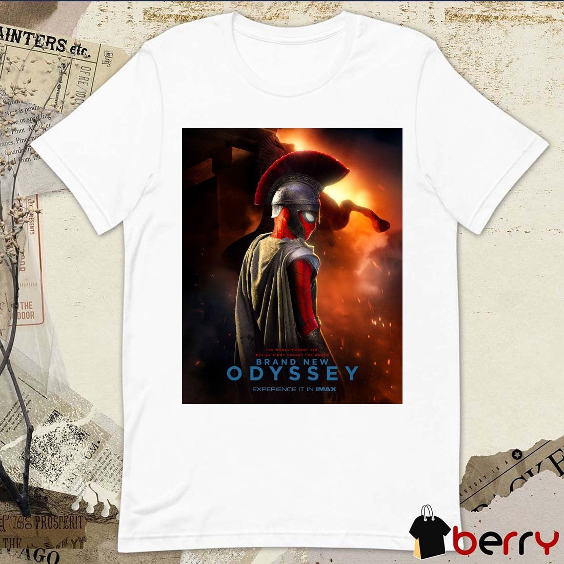 The World Forgot Him But He Didn’t Forget The World Brand New Odyssey Summer 2026 Poster t-shirt