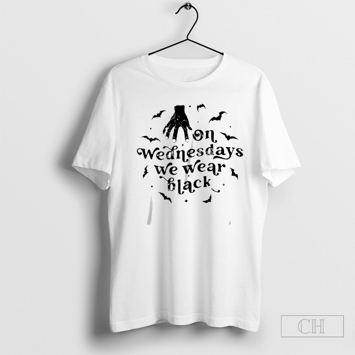 Official Thing On Wednesdays We Wear Black Halloween Sweater Unisex
