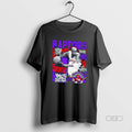 Official Vince Carter Toronto Raptors Chalked Up Player Paint Tee Unisex