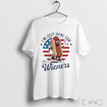 Officials 4th Of July Im Just Here For The Wieners Shirt T Shirt Unisex