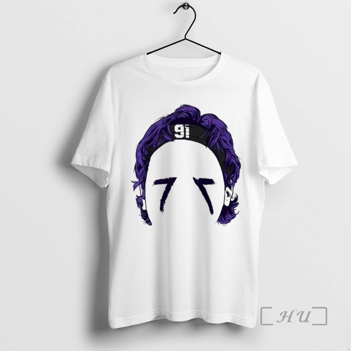 Officials 91 Headband Purple Hair Eye Black Unisex
