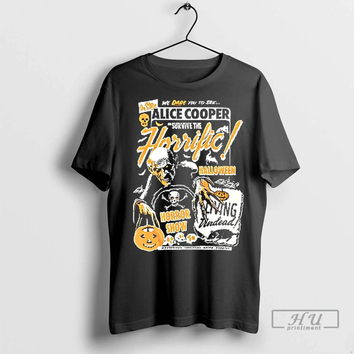 Officials Alice Cooper Horrific Halloween Horror Show T Shirt Unisex