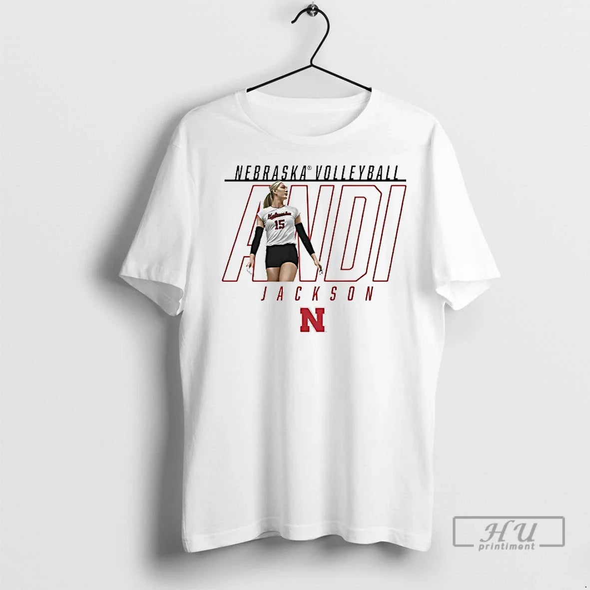 Officials Andi Jackson Portrait Nebraska Cornhuskers T Shirt Unisex