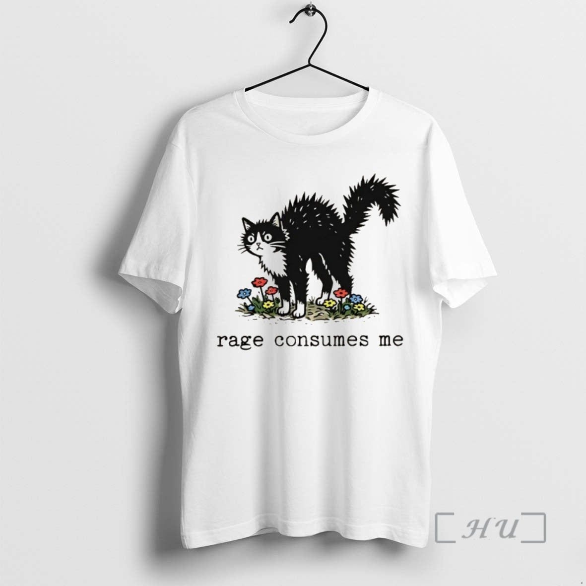 Officials Angry Tuxedo Cat Rage Consumes Me Vintage Unisex