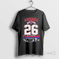 Officials Arizona Wildcats Mens Basketball 2026 28 2 Big 12 Champions Signatures Premium T Shirts