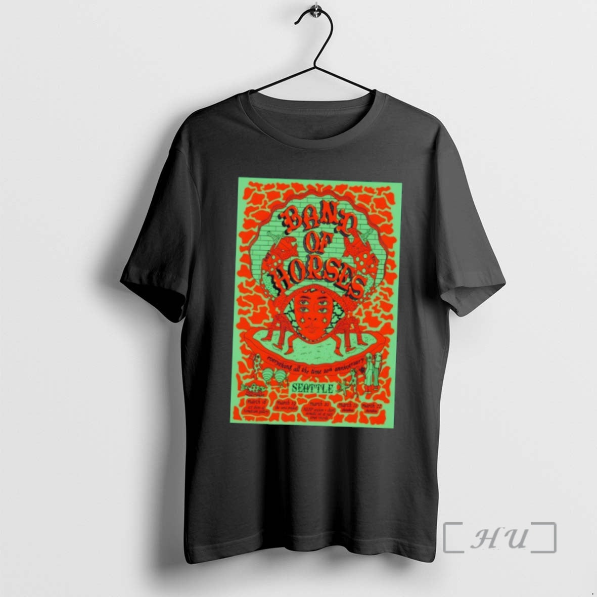 Officials Band Of Horses Mar 18 2026 Hometeam Gallery In Seattle Wa Premium T Shirts Unisex