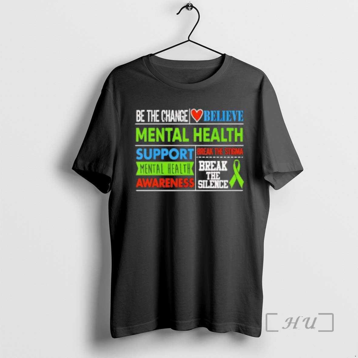 Officials Be The Change Believe Mental Health Awareness Unisex