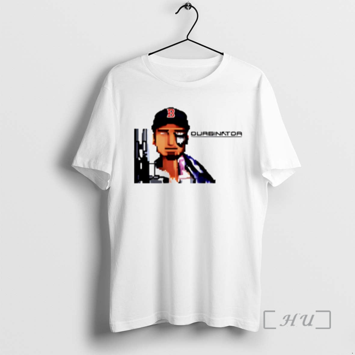 Officials Boston Red Sox The Durbinator Pixel 8bit Game Unisex