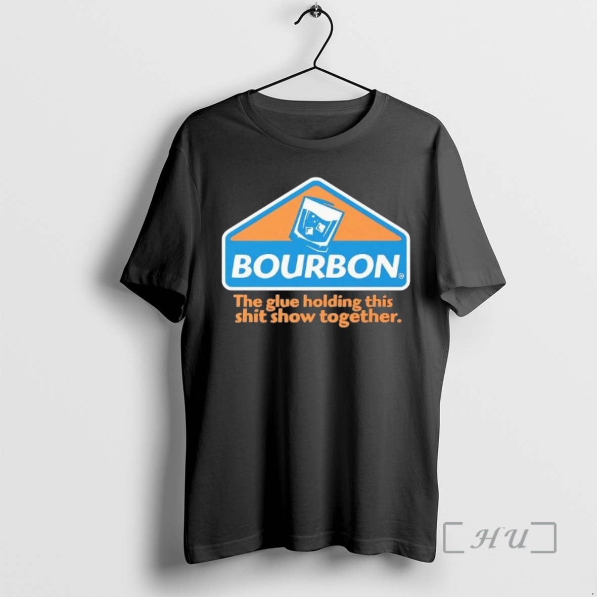 Officials Bourbon The Glue Holding This Shit Show Together Tee Unisex
